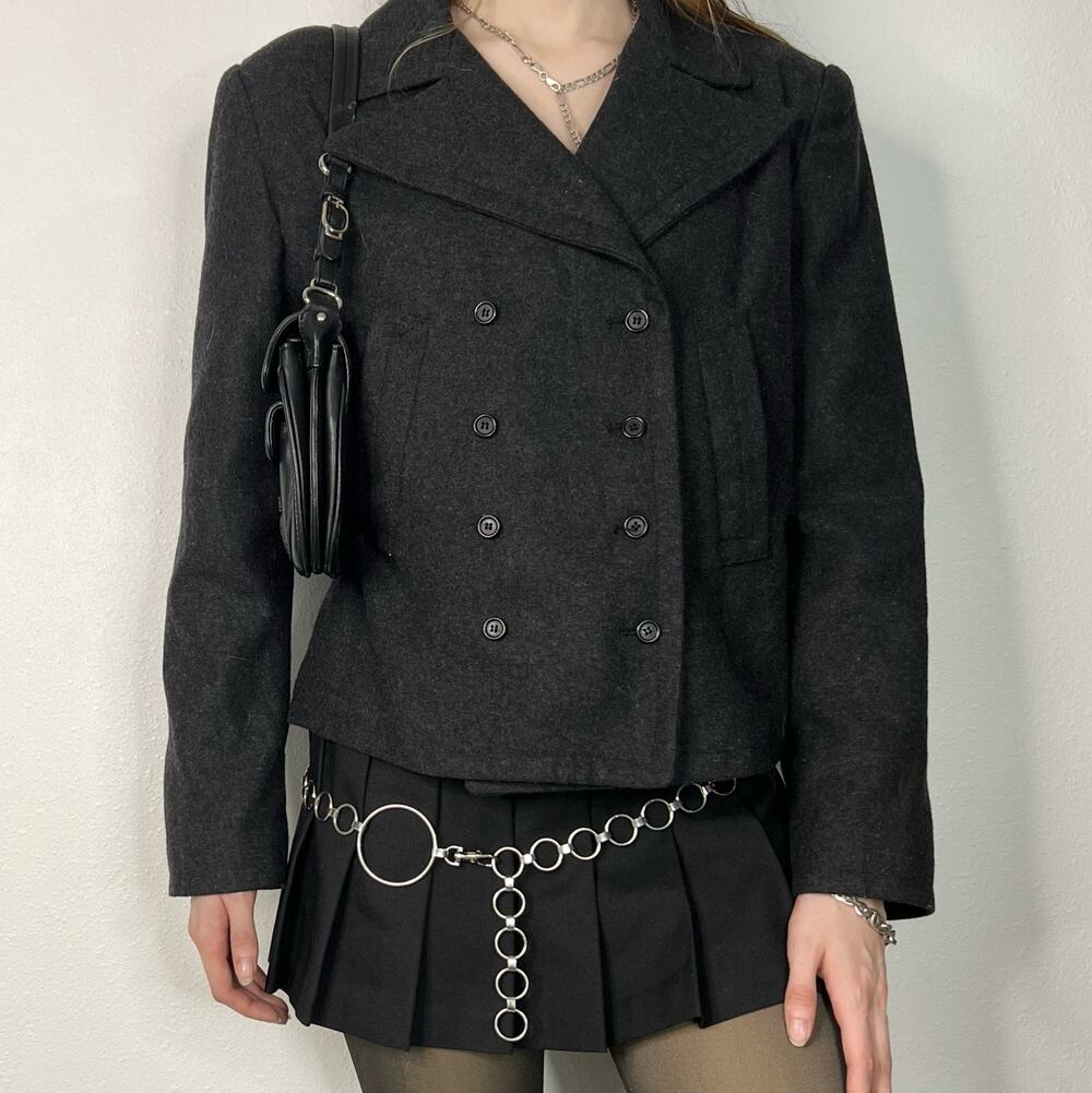 Vintage Out Brook Wool Blend Lightweight Jacket Gray